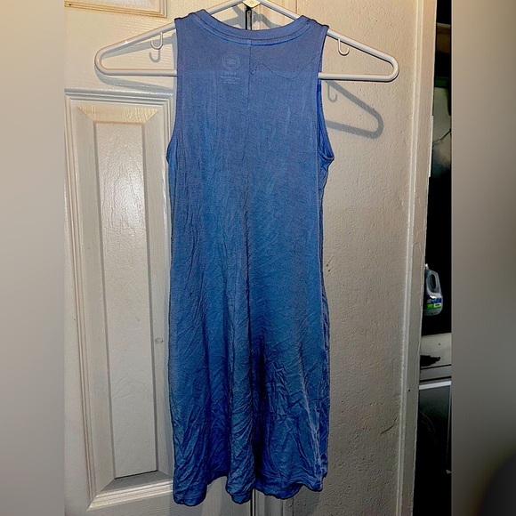 Girls 4y-5y-6y full length pocketed dress / tar heel blue gorgoues cute adorable - Picture 2 of 7